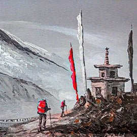 ALOM04- Scenery of Mt.Manaslu - Artofnepal
