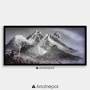 ALOM05- Scenery of Mt.Everest - Artofnepal
