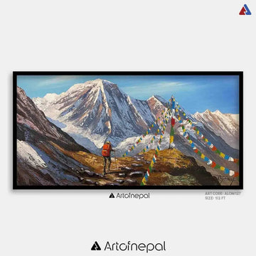 ALOM127 - Traveller journey to snow capped Mt. Everest - Artofnepal
