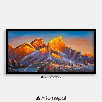 ALOM13- Mt.Everest from Kala Patthar - Artofnepal