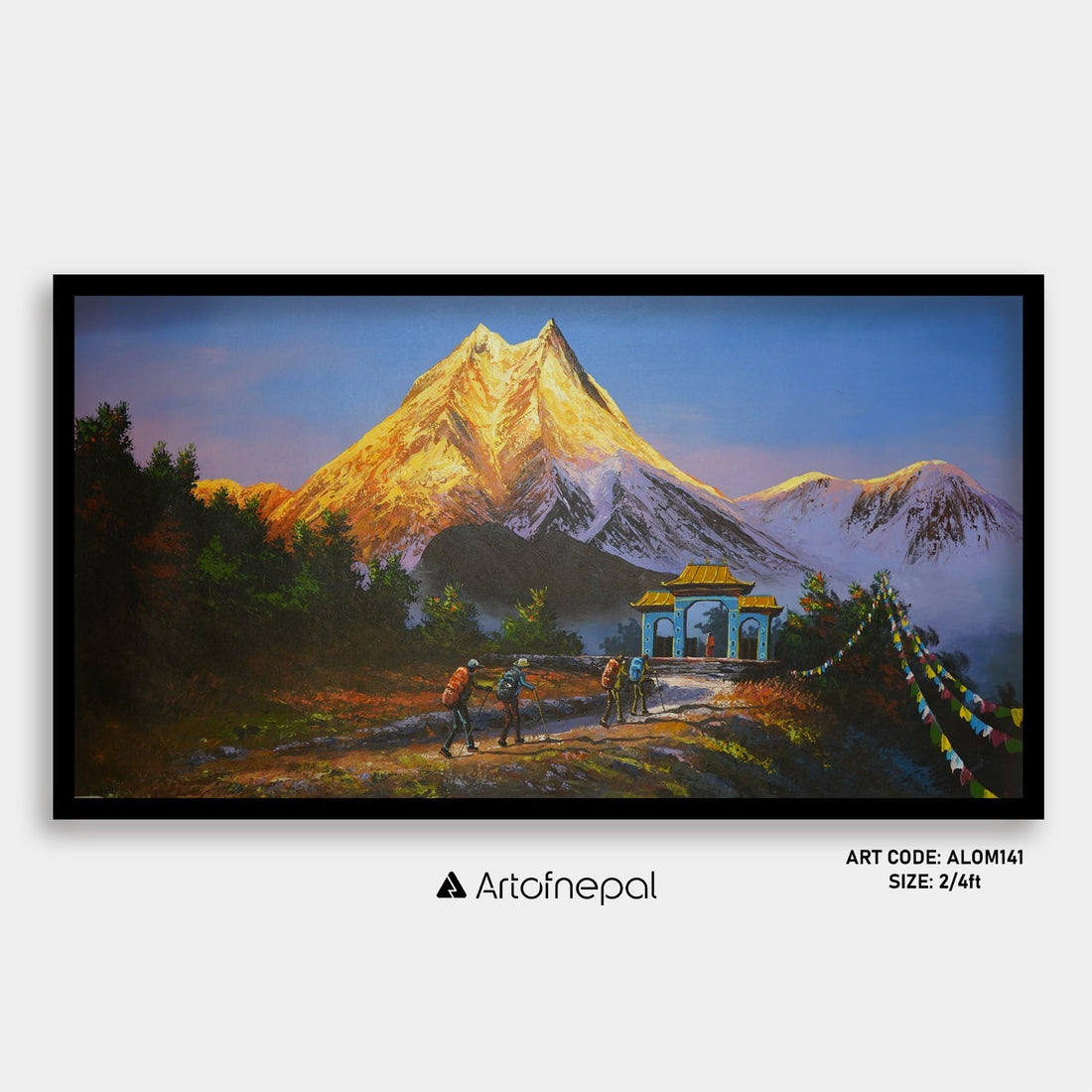 ALOM141 - View of Mt. Manaslu - Artofnepal