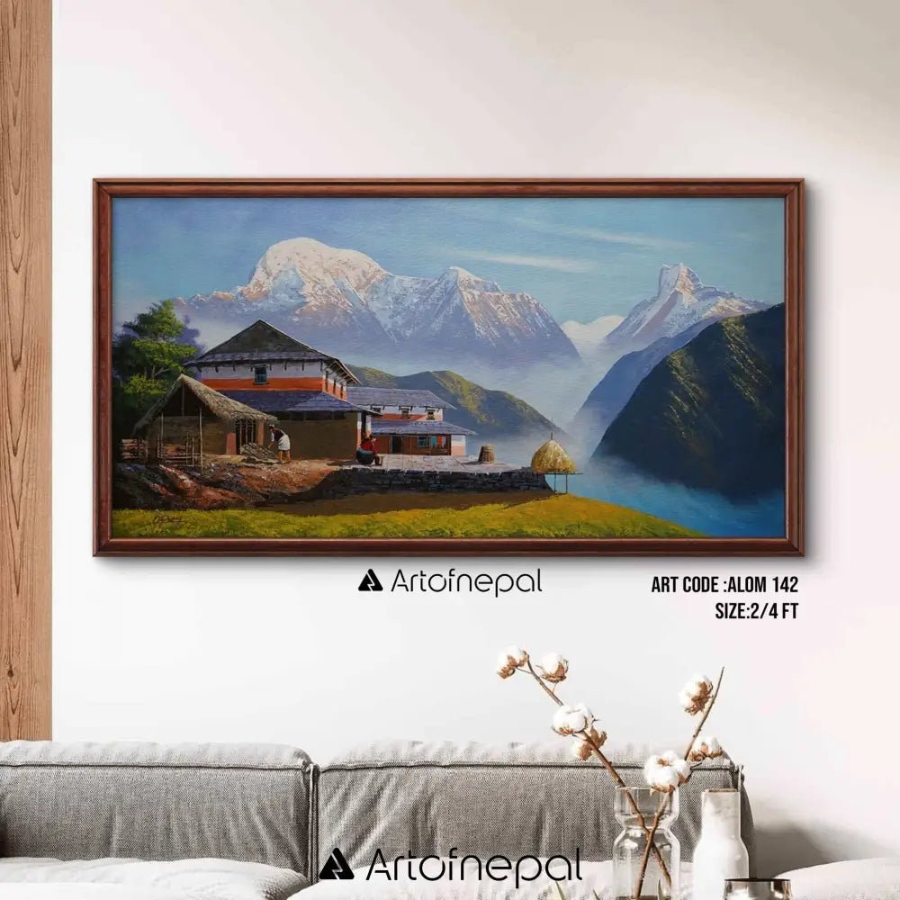 ALOM142 - Morning Glory of Annapurna - Artofnepal