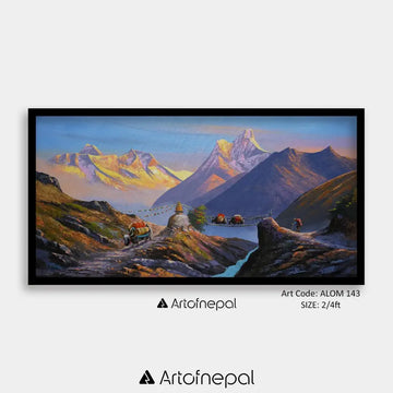 ALOM143 - Journey Through the Shadows of Ama Dablam - Artofnepal