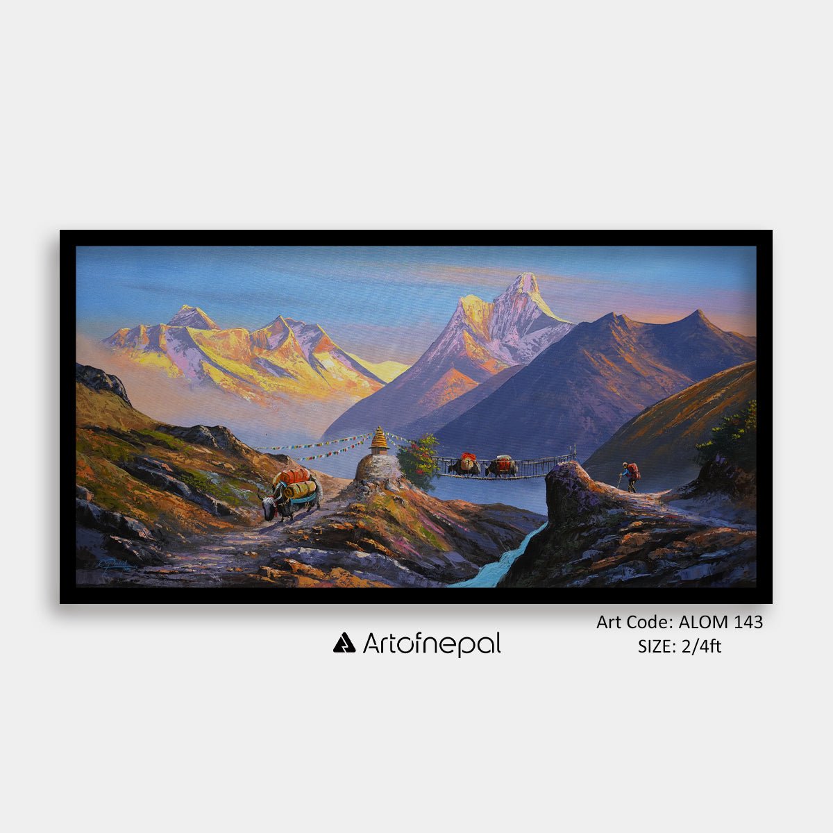 ALOM143 - Journey Through the Shadows of Ama Dablam - Artofnepal