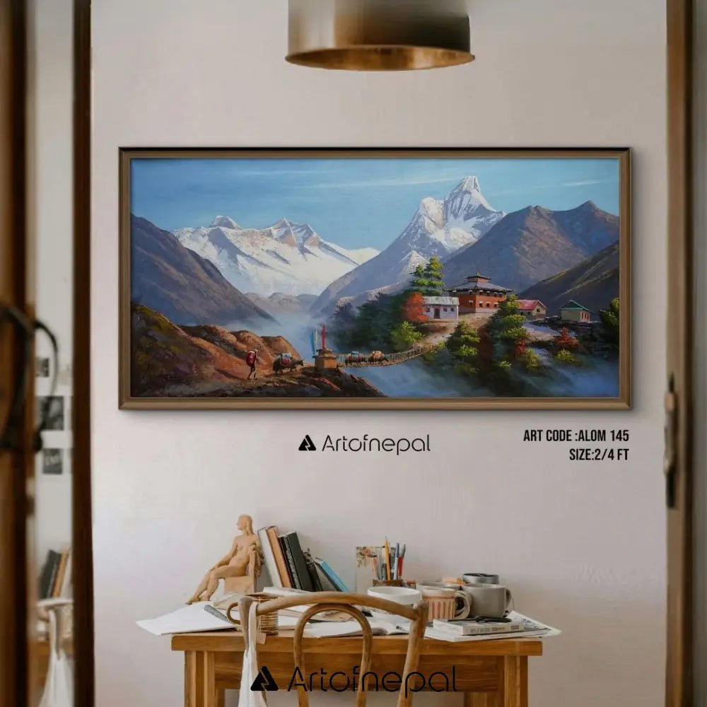 ALOM145 - Yaks and Peaks: A Himalayan Tale - Artofnepal