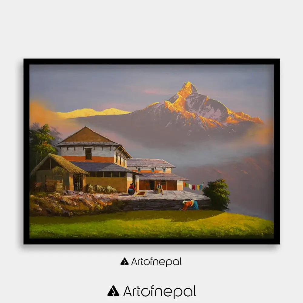 ALOM147 - Annapurna and the Quiet Village - Artofnepal