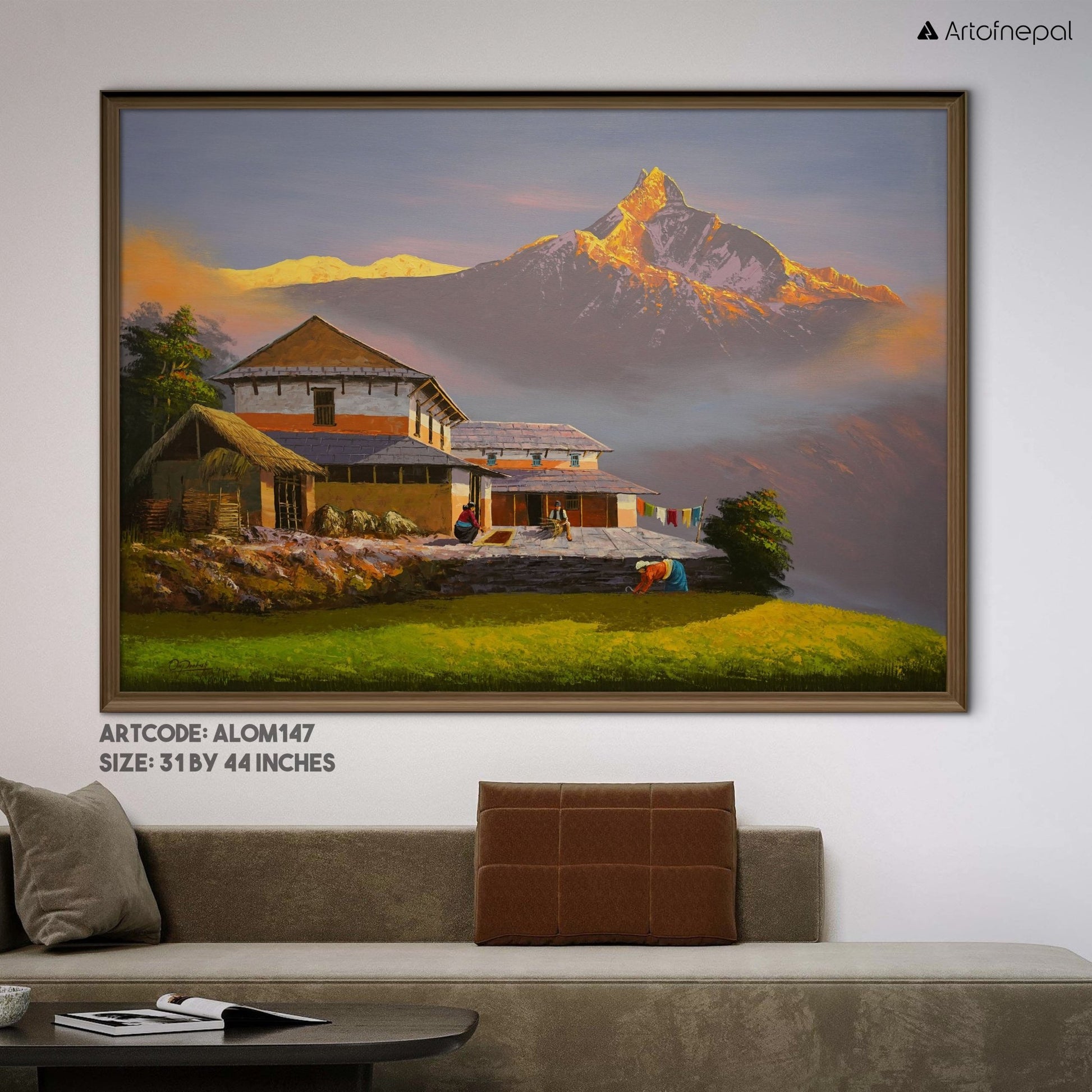 ALOM147 - Annapurna and the Quiet Village - Artofnepal