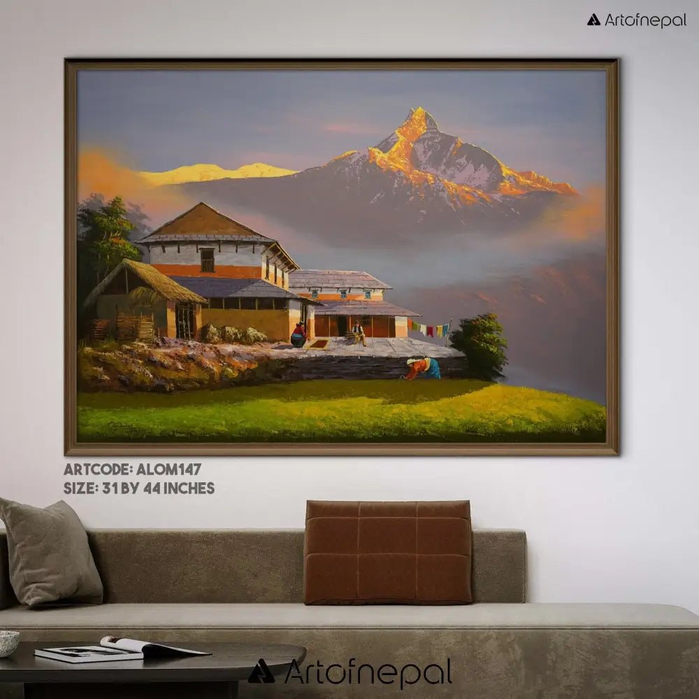 ALOM147 - Annapurna and the Quiet Village - Artofnepal