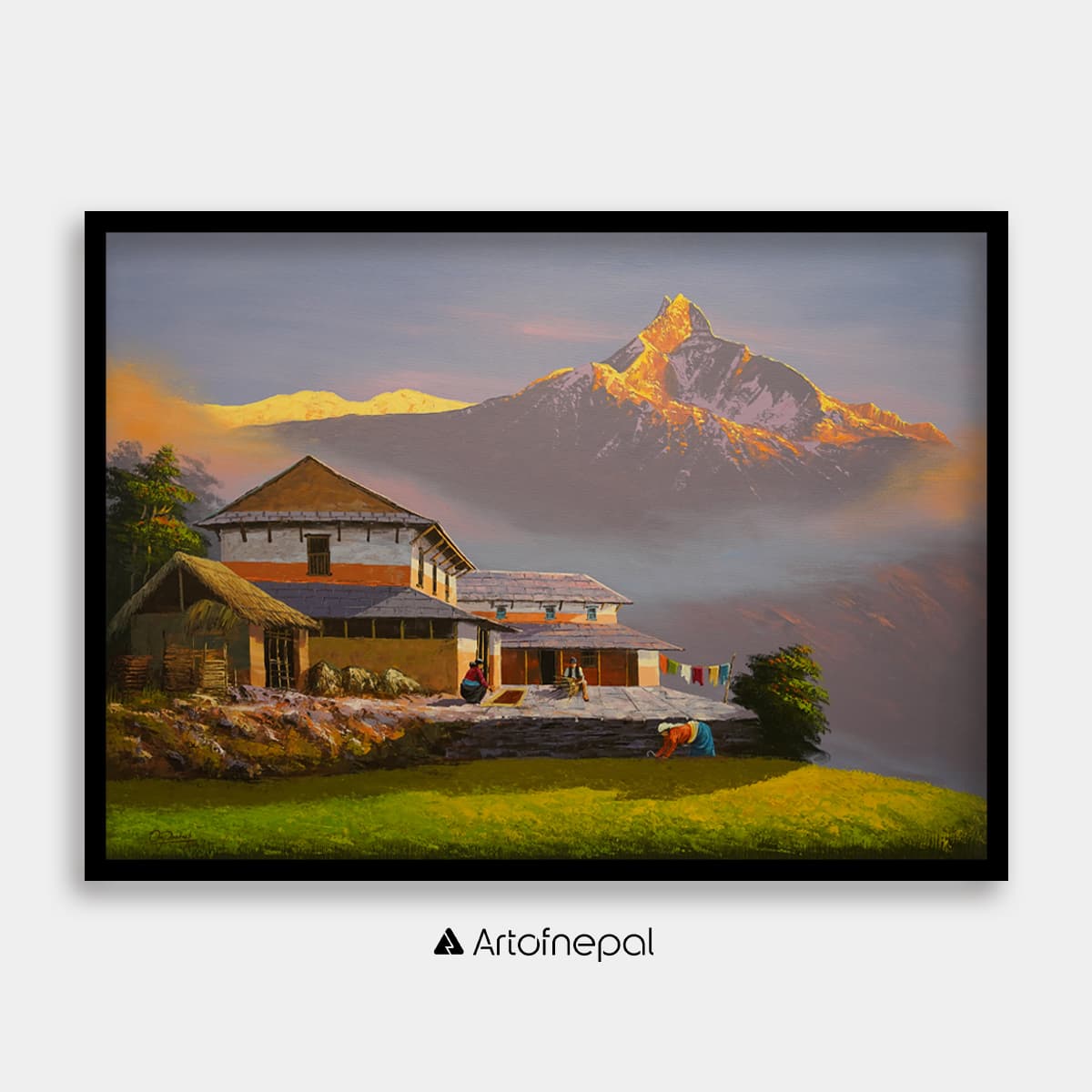 ALOM147 - Annapurna and the Quiet Village - Artofnepal