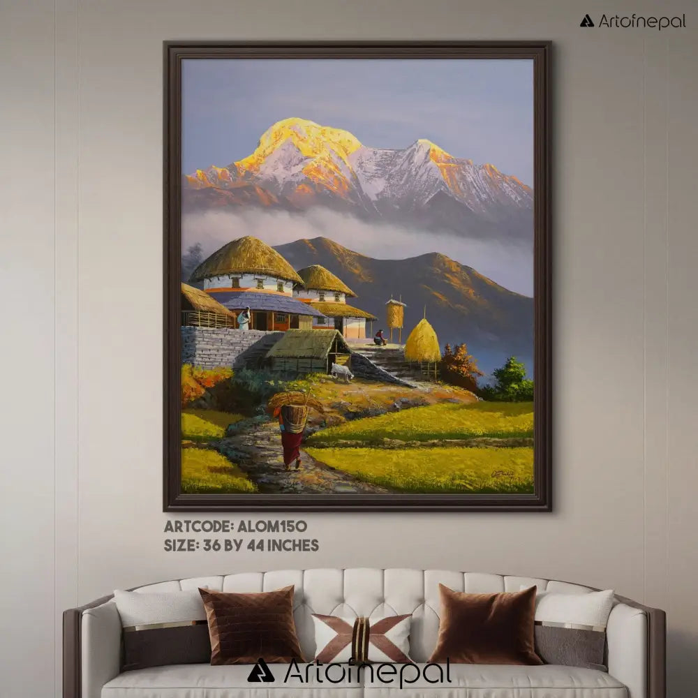 ALOM150 - Annapurna’s Embrace: The Village Life - Artofnepal