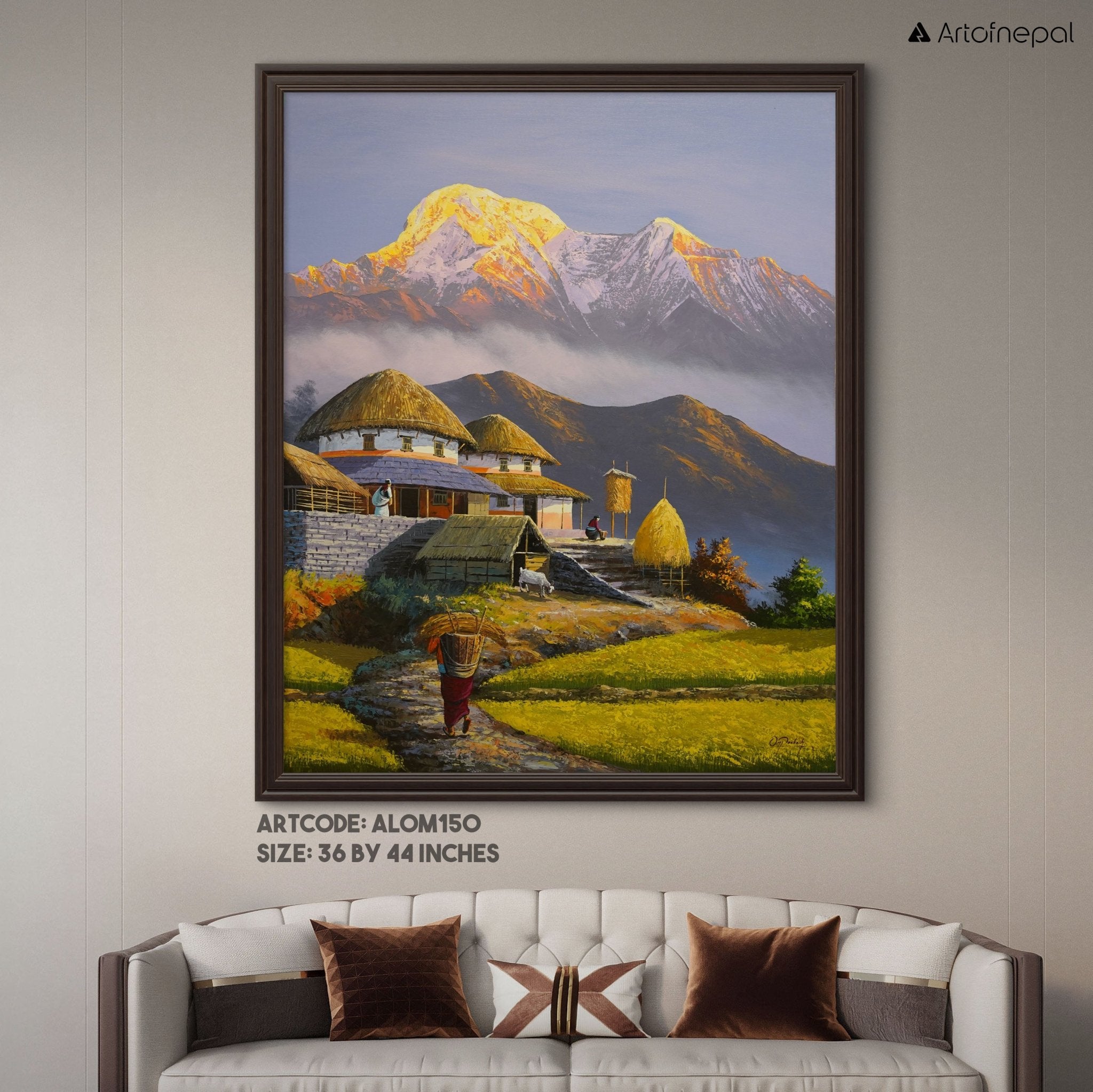 ALOM150 - Annapurna’s Embrace: The Village Life - Artofnepal