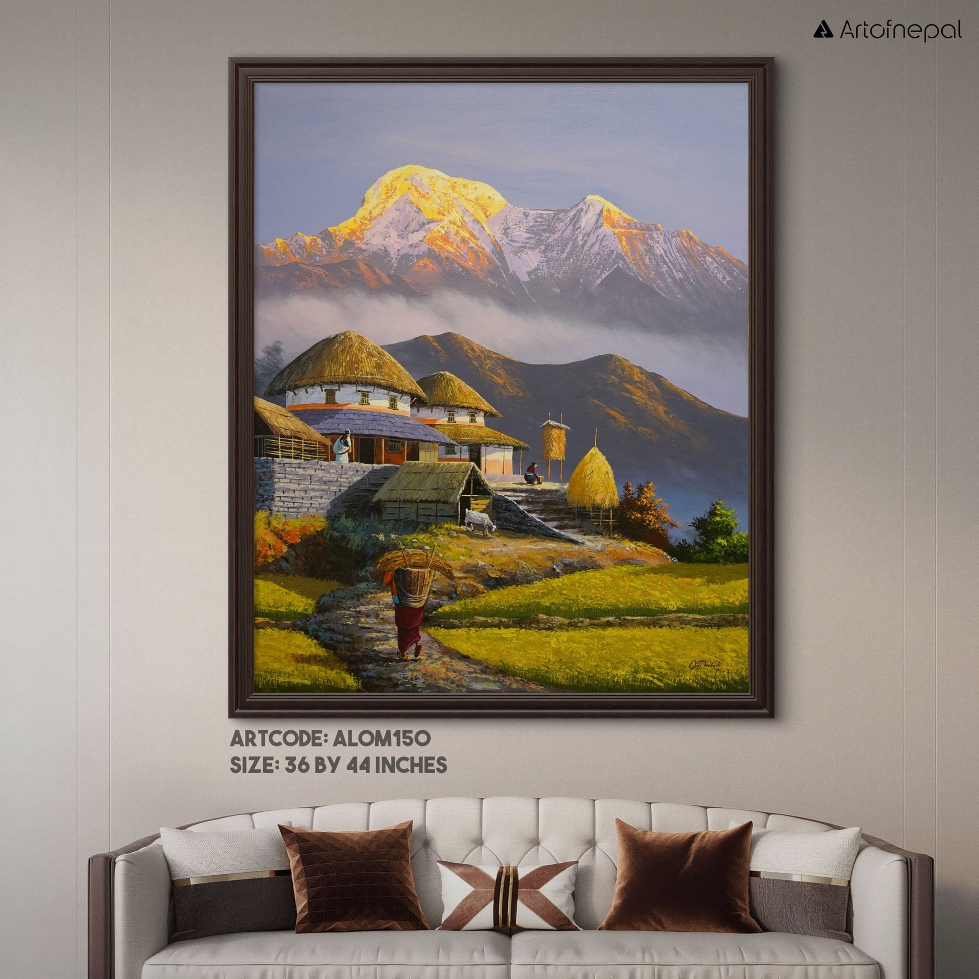 ALOM150 - Annapurna’s Embrace: The Village Life - Artofnepal