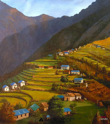 ALOM151 - Harmony Among the Terraced Hills - Artofnepal
