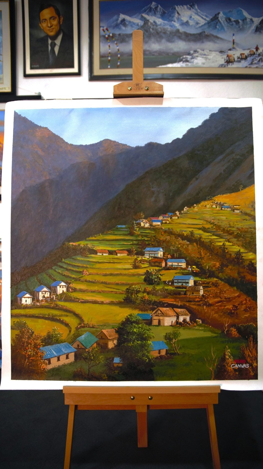 ALOM151 - Harmony Among the Terraced Hills - Artofnepal