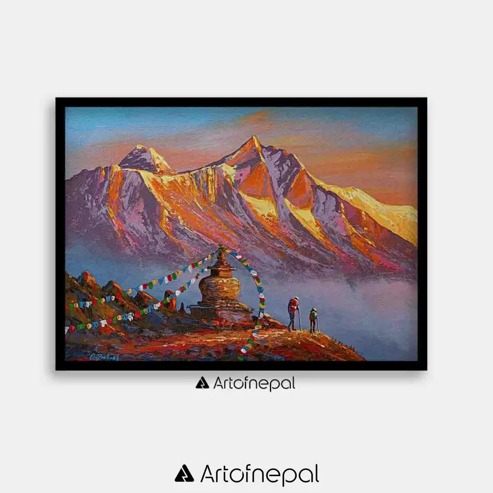 ALOM44- Sunrise over Mt.Everest and Kala Patthar - Artofnepal