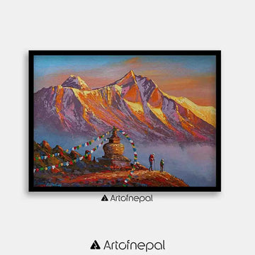 ALOM44- Sunrise over Mt.Everest and Kala Patthar - Artofnepal