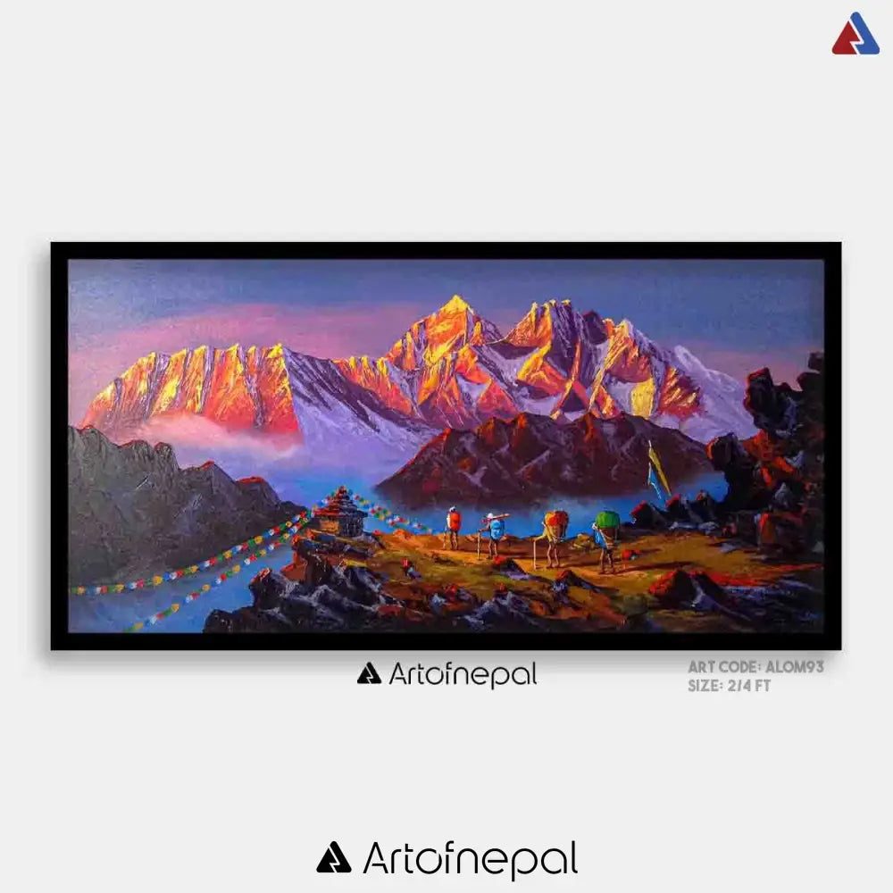ALOM93 - Travellers journey to Mt.Everest - Artofnepal