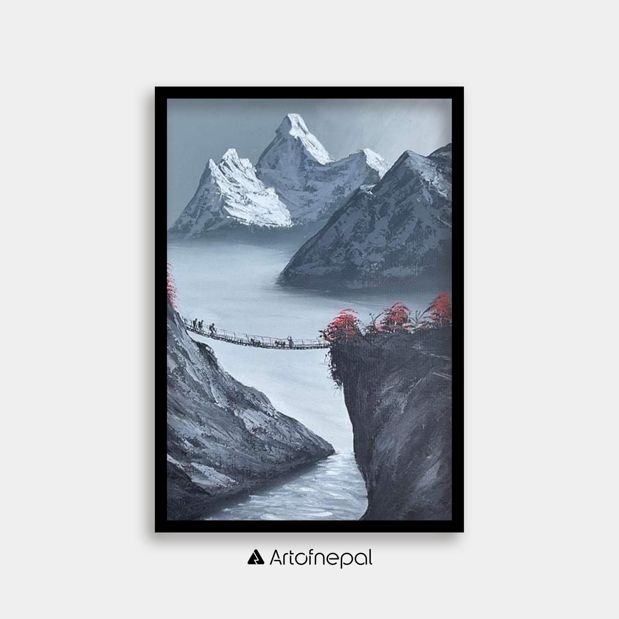 ALSP08 - Mt. Everest with Mt. Ama Dablam - Artofnepal