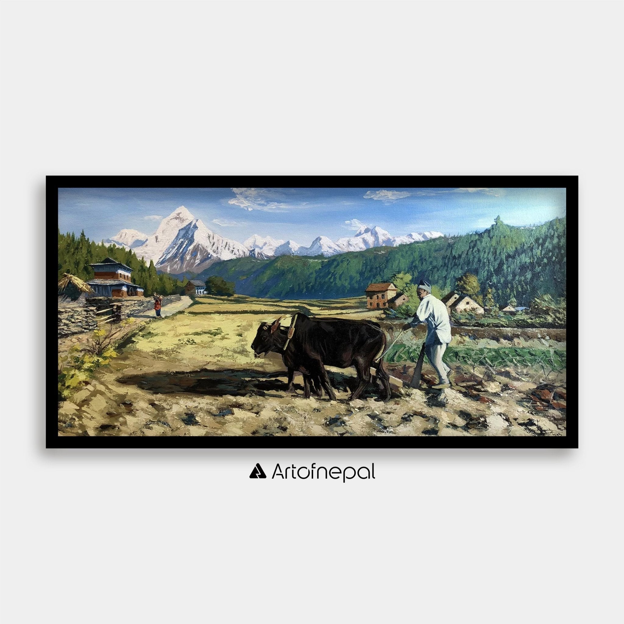 ALSP14 - Village Life - Artofnepal