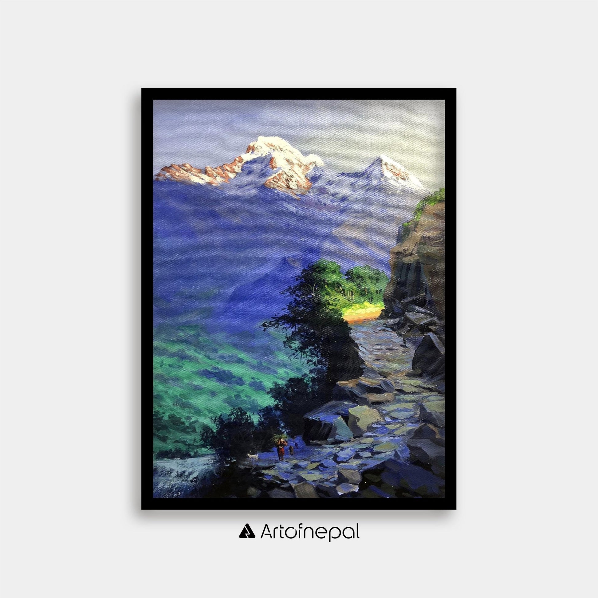 ALSP17 - Morning Life In Nepal - Artofnepal