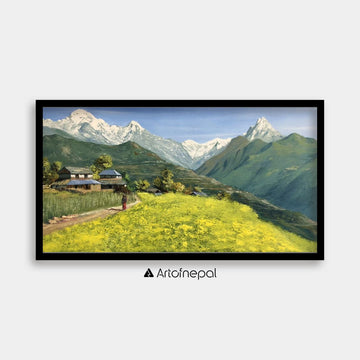 ALSP20 - A Greenery Mustard Village - Artofnepal
