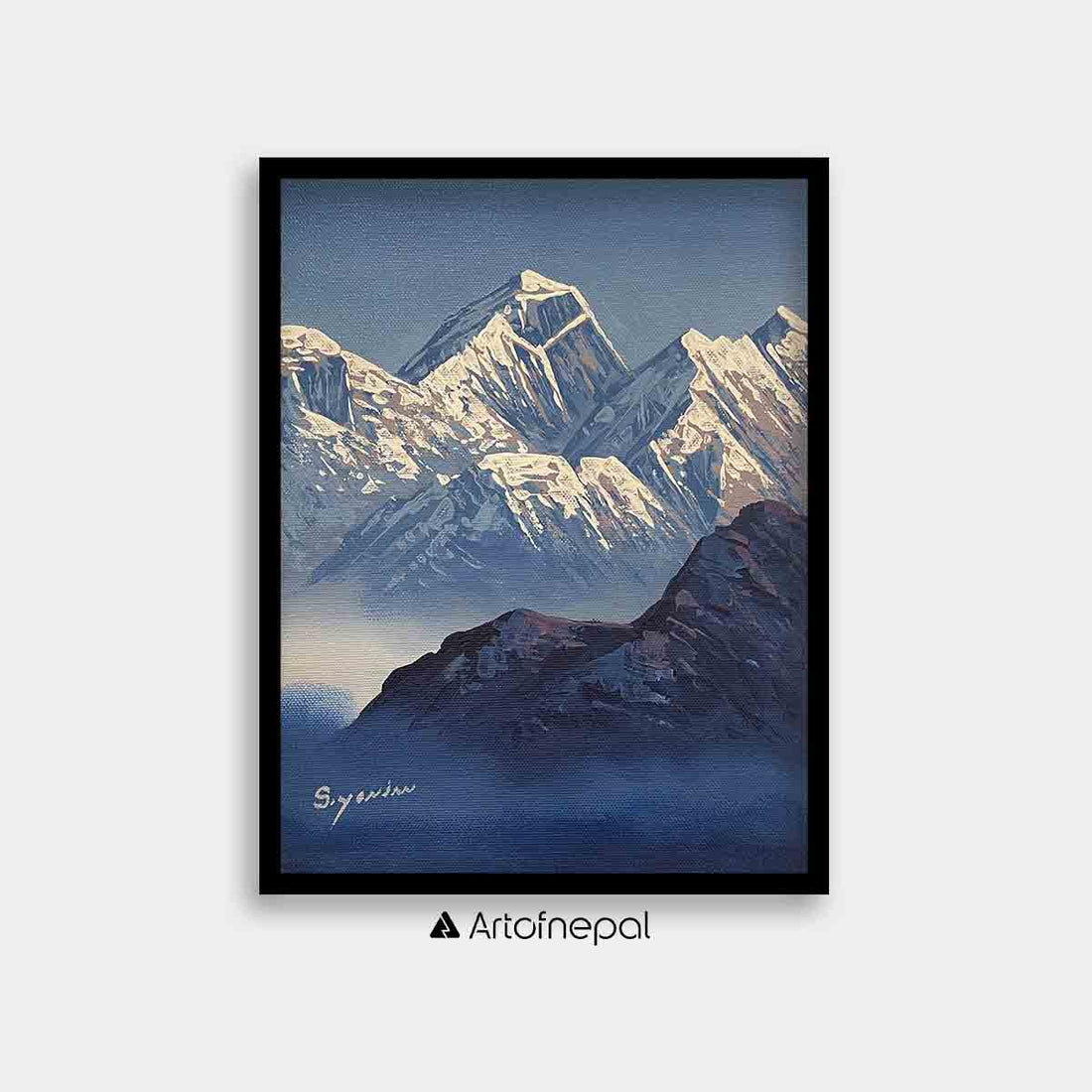ALSY02 - Mountain range in Nepal - Artofnepal
