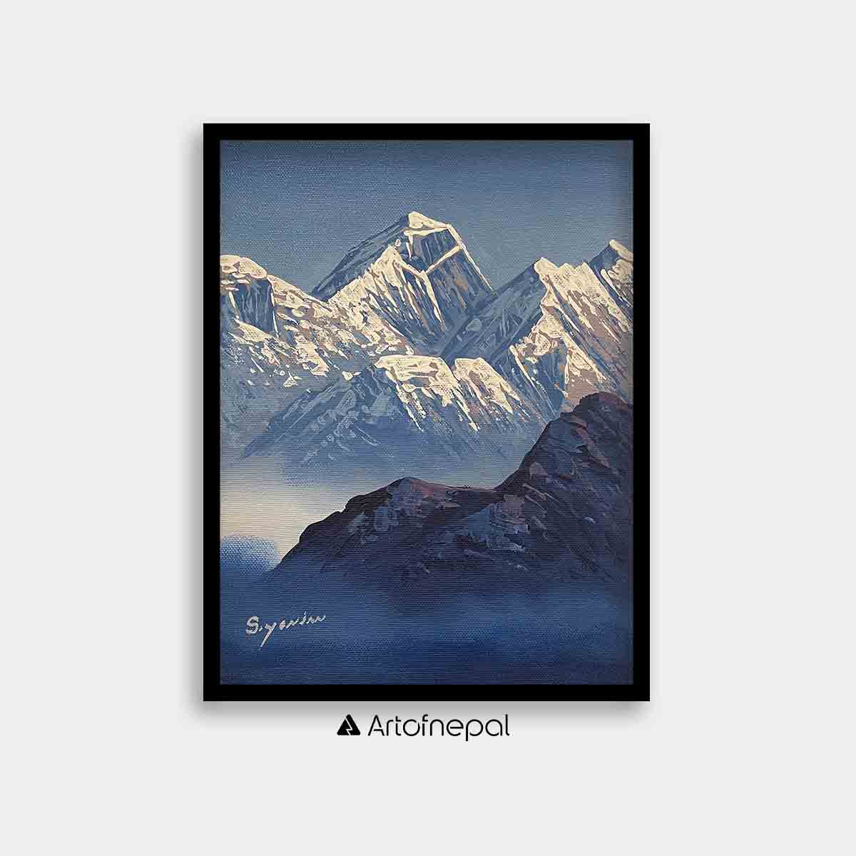 ALSY02 - Mountain range in Nepal - Artofnepal