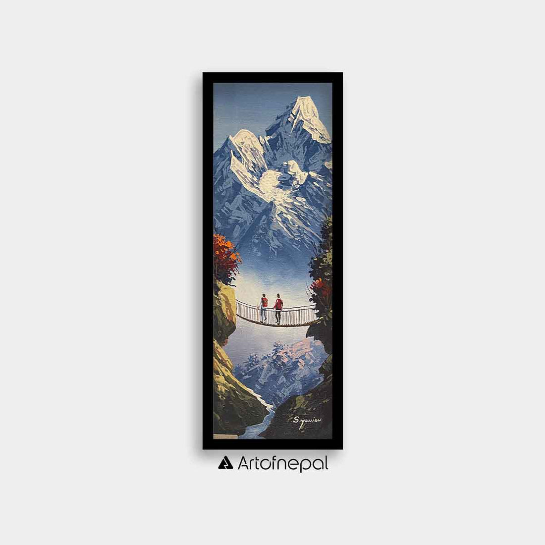 ALSY13 - Mountains at the time of spring - Artofnepal
