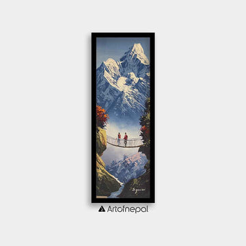 ALSY13 - Mountains at the time of spring - Artofnepal