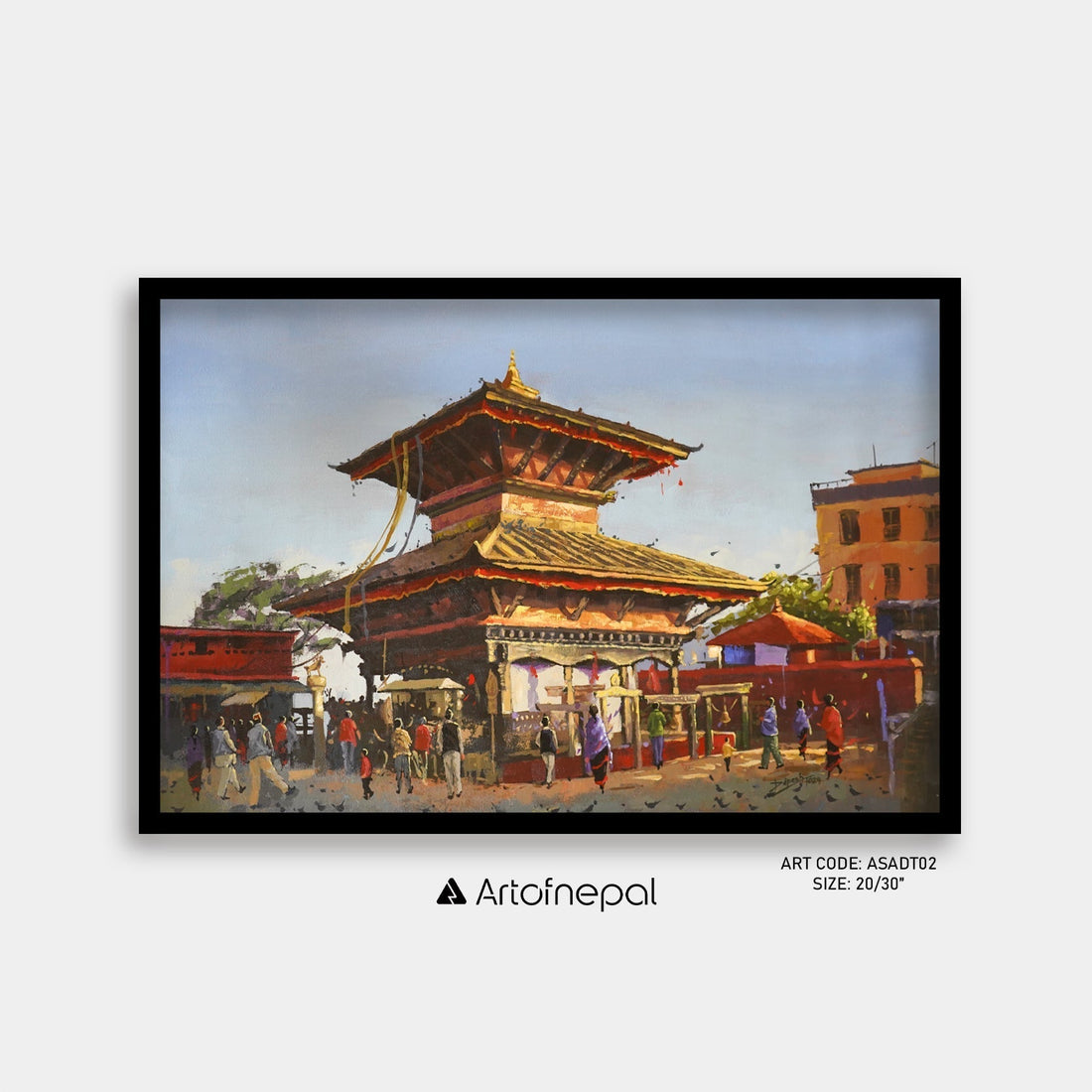 ASADT02 - Changunarayan Temple - Artofnepal