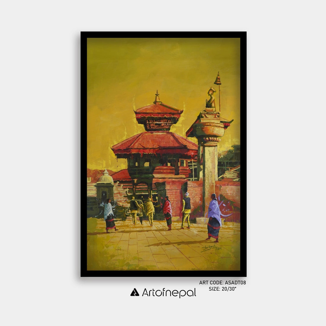 ASADT08 - NEPALESE ARCHITECTURE FROM BHAKTAPUR - Artofnepal