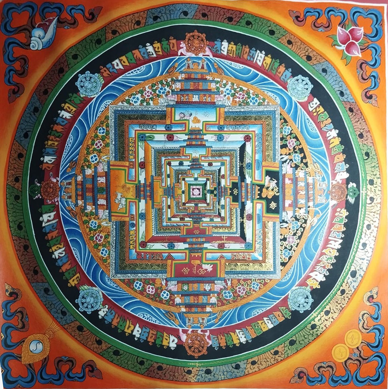 ATSL12 - uploading this artwork thankga in artofnepal.com wwrite suitable product description.specific to the artwork in the picture describning write product title meta description iin stardared format - Artofnepal