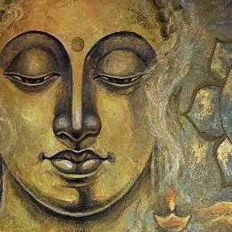 Buddha Serenity | Handmade Buddhist Art Painting - Artofnepal