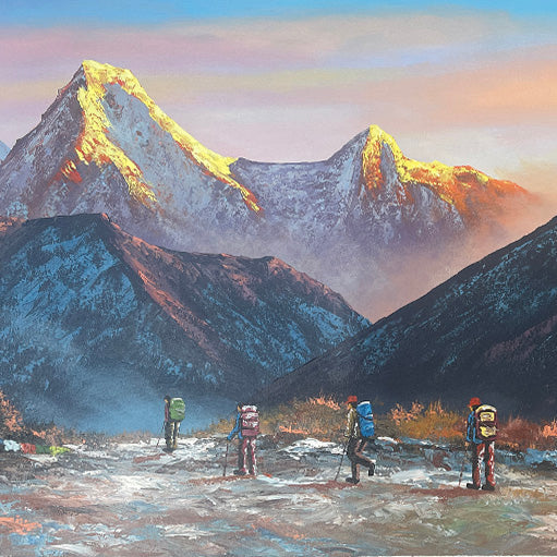 ALJC161- Himalayan Golden Sunrise – A Trek Through the Mountains