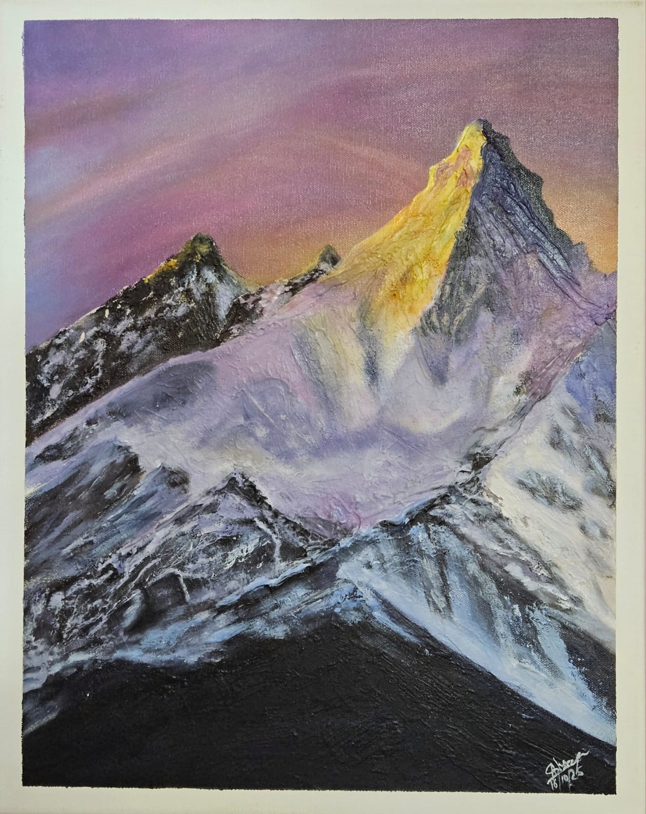 Golden Dawn on the Himalayas - Artofnepal