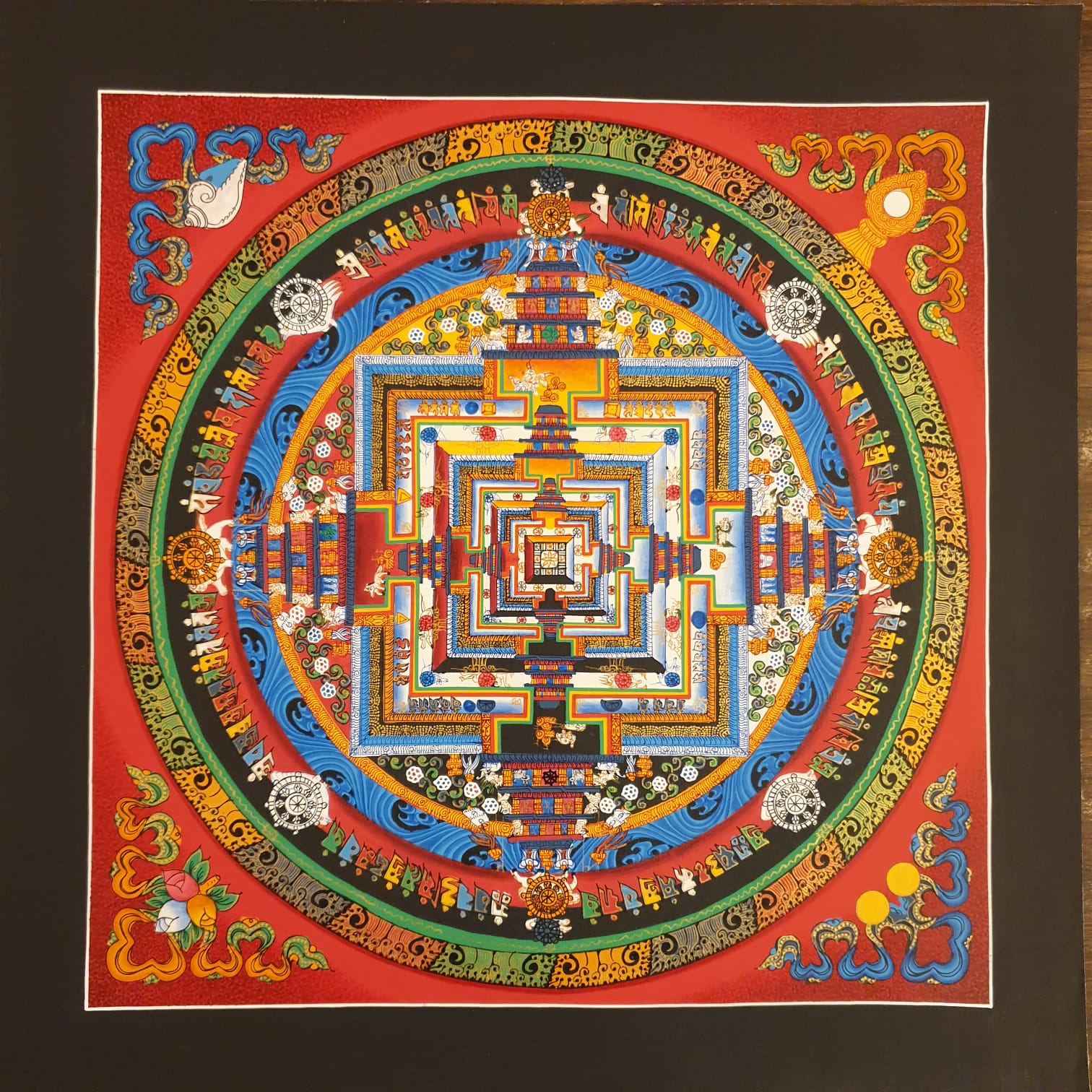 MKLT01 - Kalachakra Mandala – A Sacred Symbol of Time and Enlightenment - Artofnepal