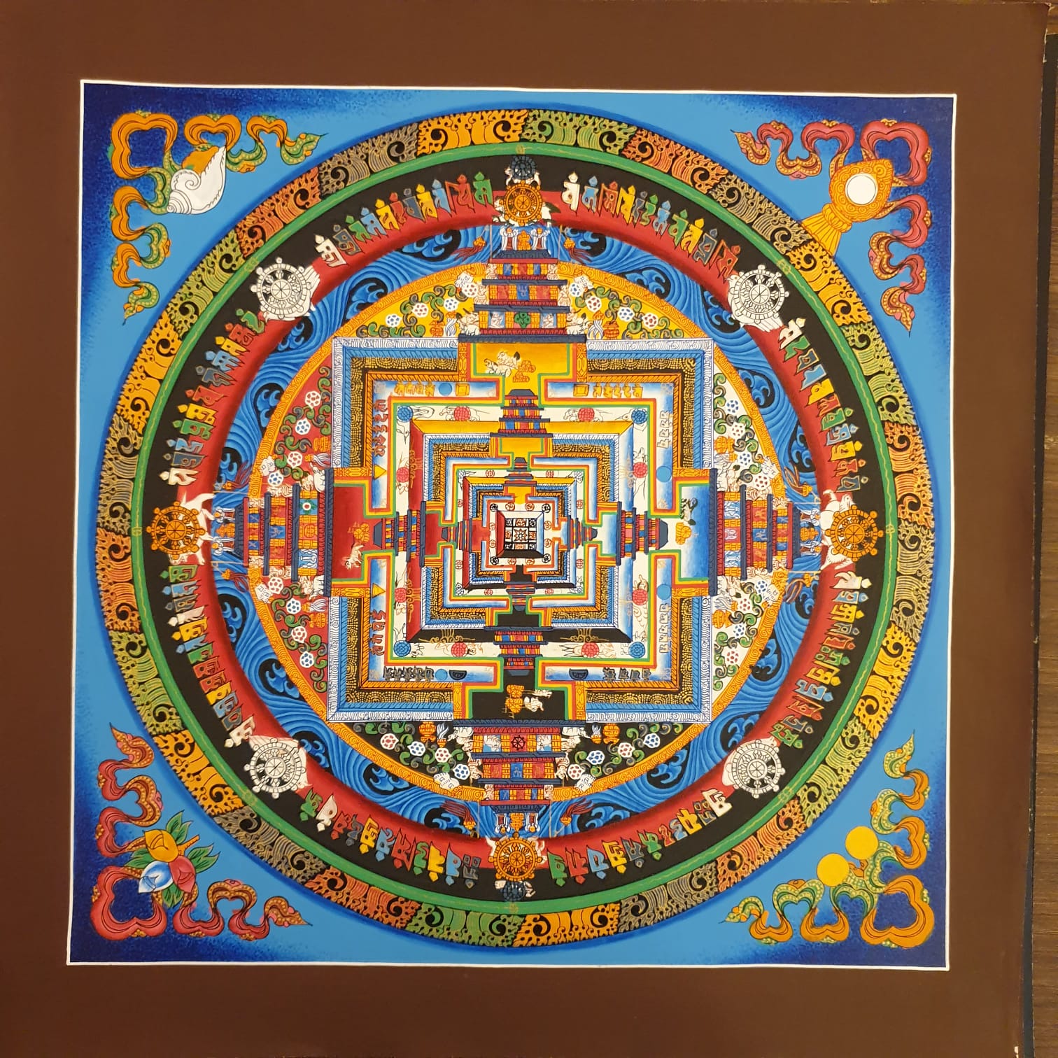 MKLT02 - Kalachakra Mandala - A Sacred Symbol of Time and Enlightenment - Artofnepal