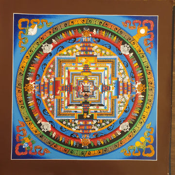 MKLT02 - Kalachakra Mandala - A Sacred Symbol of Time and Enlightenment - Artofnepal