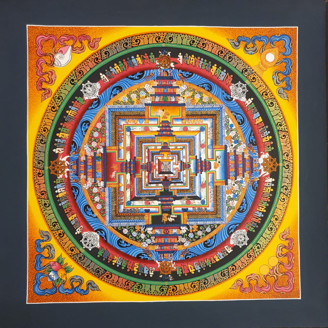 MKLT03 - Kalachakra Mandala - A Sacred Symbol of Time and Enlightenment - Artofnepal
