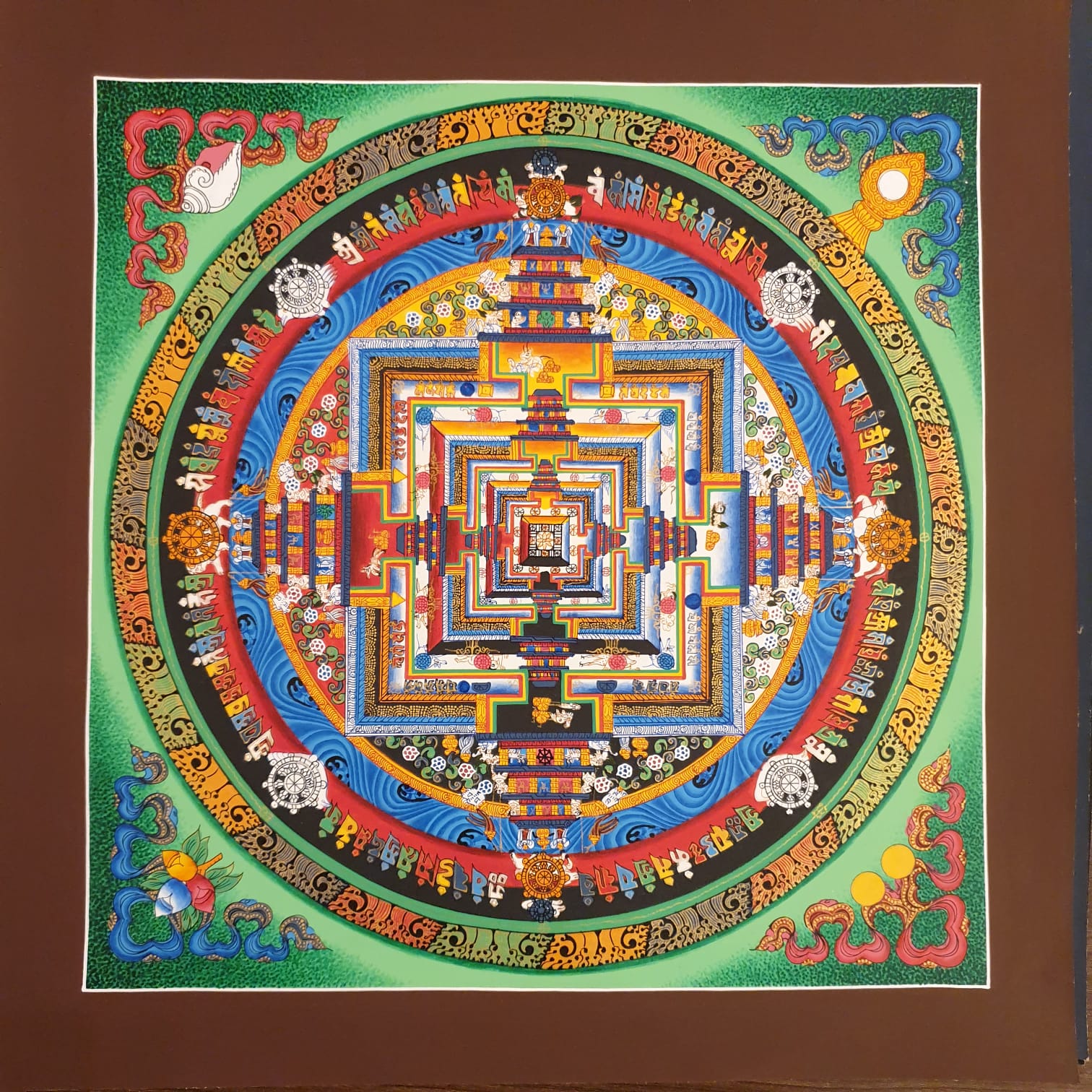 MKLT04 - Kalachakra Mandala - A Sacred Symbol of Time and Enlightenment - Artofnepal