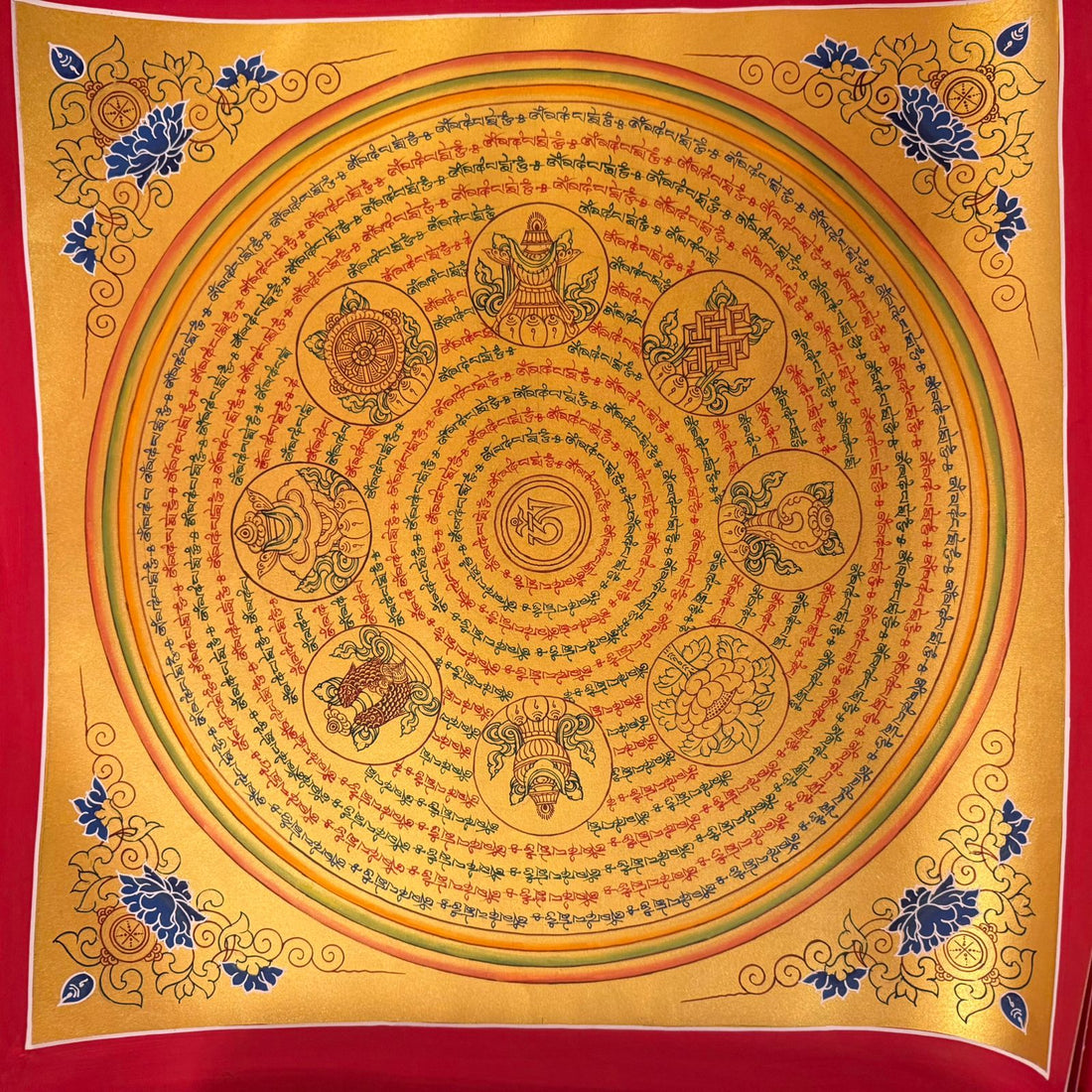 MMLT02 - Mantra Mandala, The Sacred Circle of Enlightenment - Artofnepal