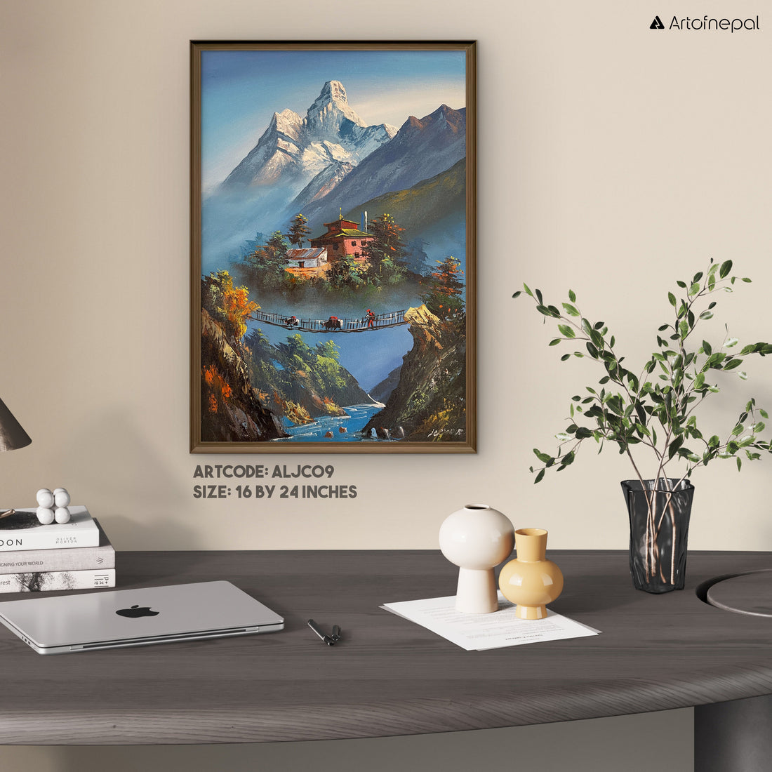 ALJC09 - A small Temple in front of Mt.Ama Dablam