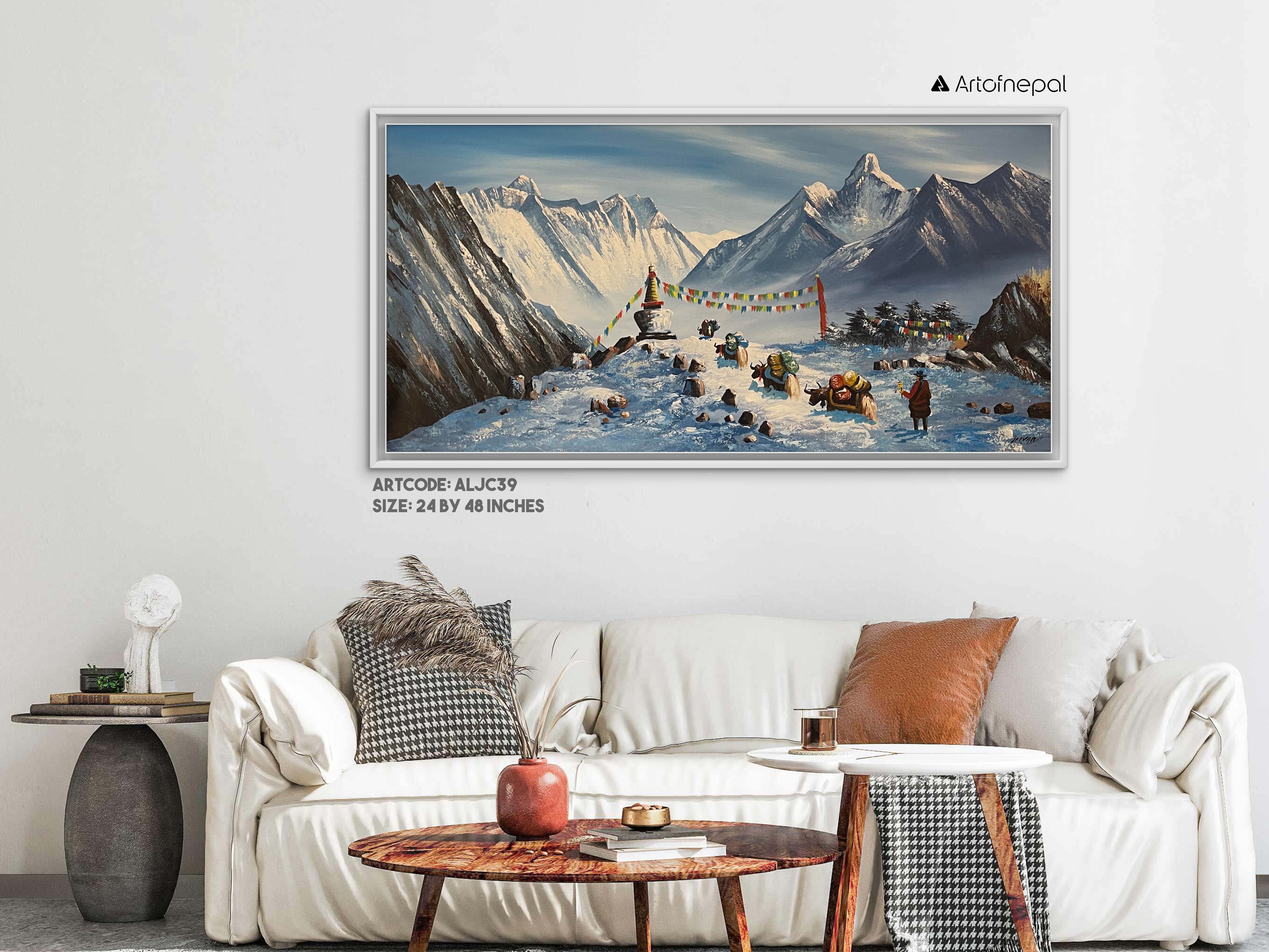 ALJC39 - A small Stupa near Mt.Everest and Ama Dablam