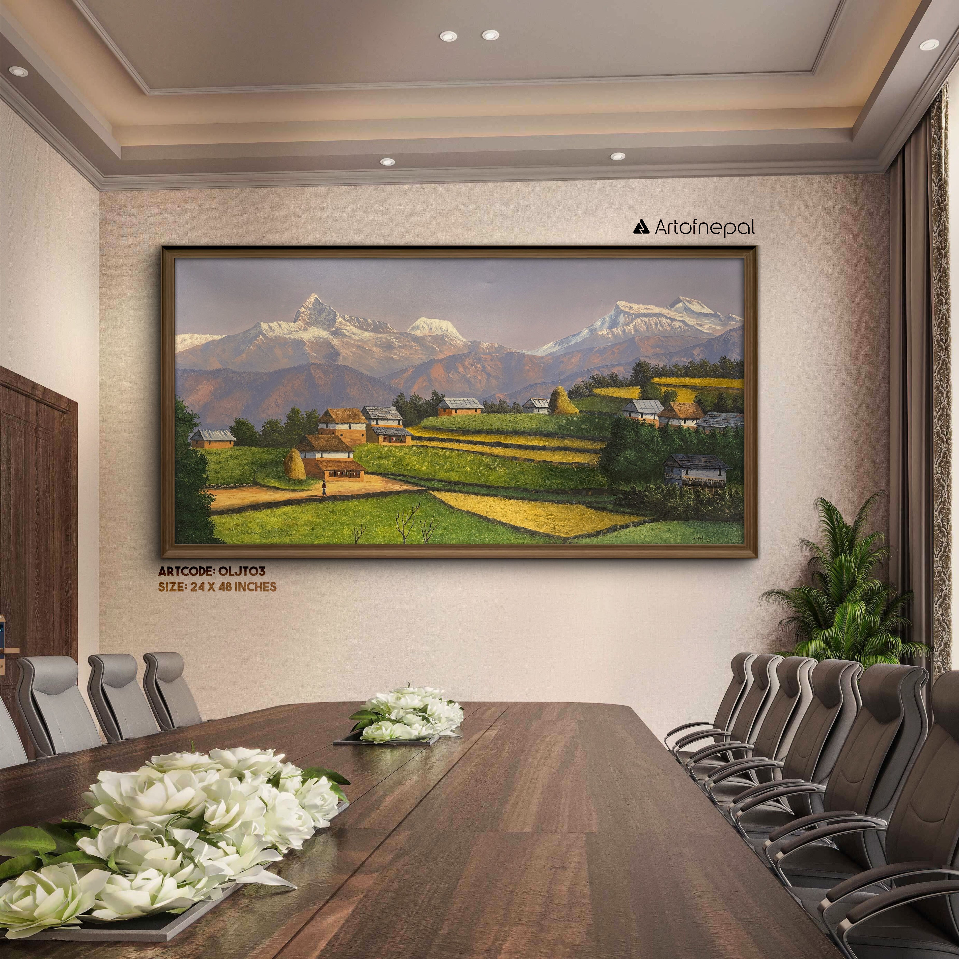 OLJT03 - Nepali Mustard Fields in Harmony