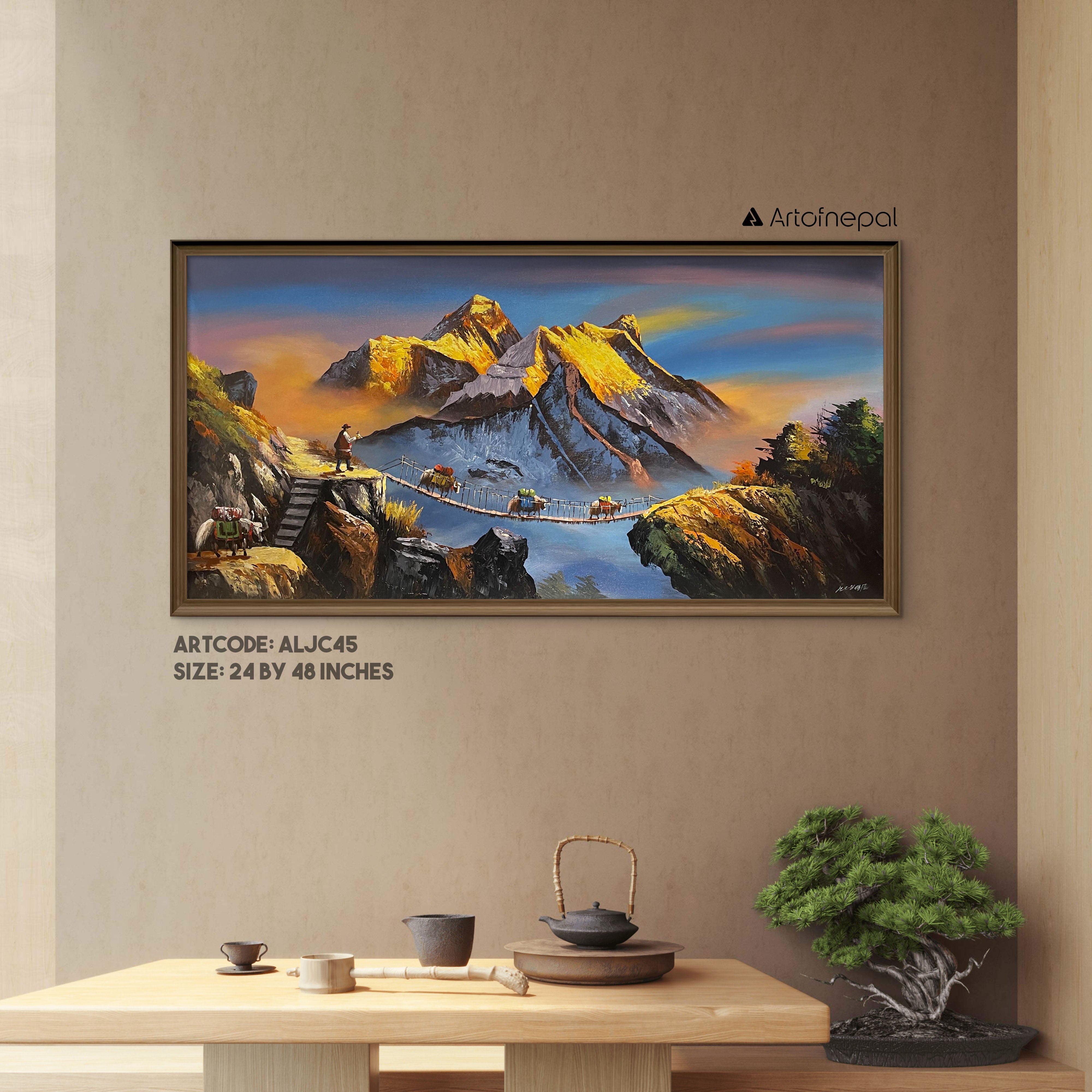 ALJC45 - Sherpa's lifestyle near Mt.Everest