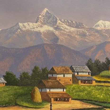 OLJT03 - Nepali Mustard Fields in Harmony - Artofnepal