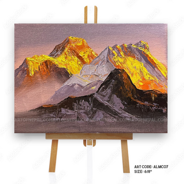 ALMC07- Miniature Sunrise Over Mount Everest