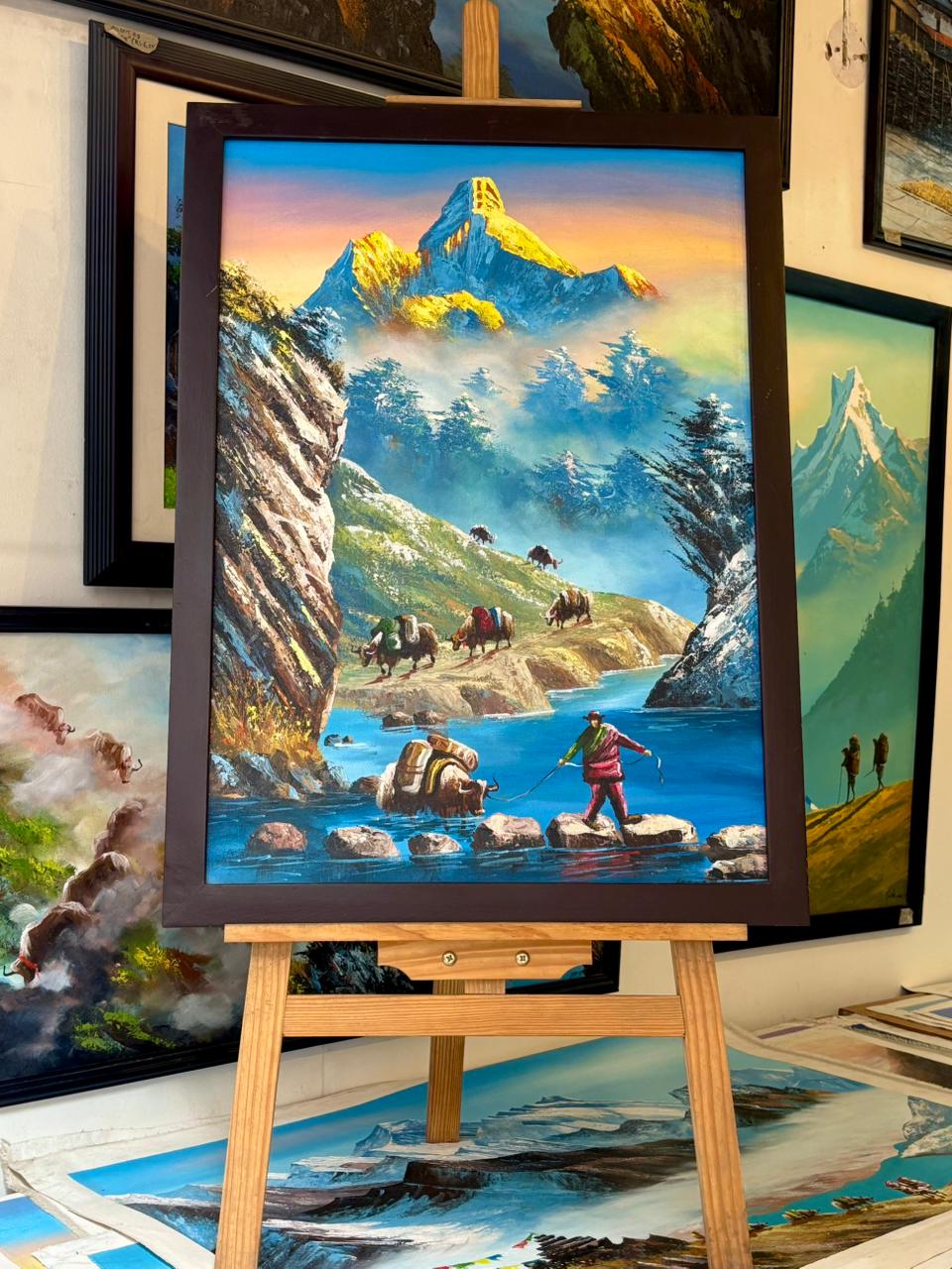 ALJC15 - Sherpa's lifestyle near Mt.Ama Dablam
