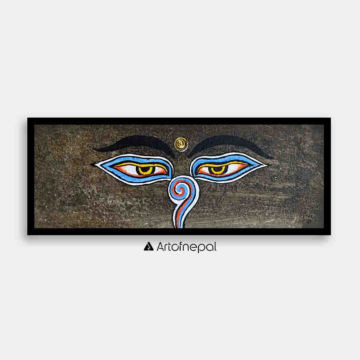UNAP01 - Buddha's eye of wisdom - Artofnepal