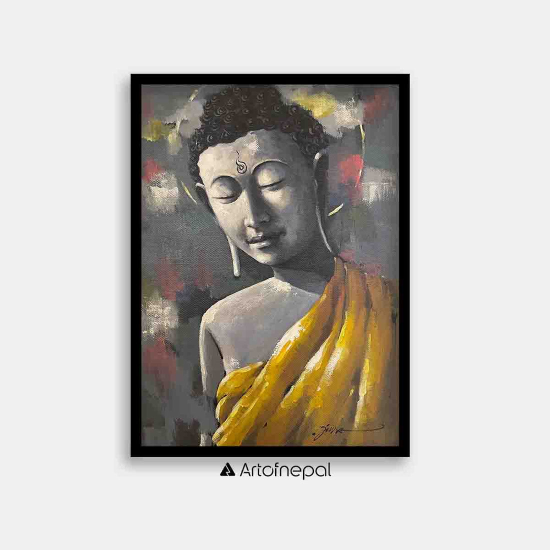 UNAP32 - A beautiful painting of Lord Buddha - Artofnepal